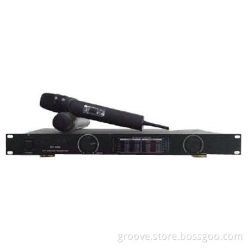 Two-Channel, VHF Wireless Microphone System with 220 to 260MHz Frequency